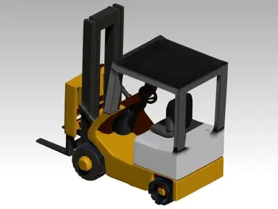 Forklift Model truck 3D model