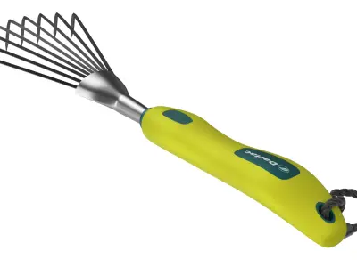 Garden Tool Hand Rake 3D model