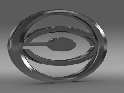 Gonow Logo 3D model