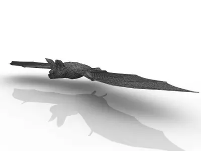 Good quality bat 3D model