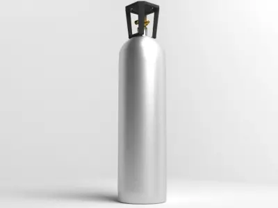 Gas Tank Cylinder 20 Pound 3D model