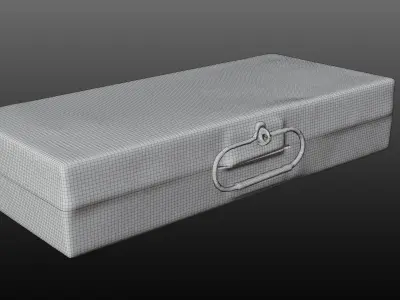 Old Wrench box Free low-poly 3D model