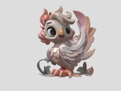 Chicken by Tripo Free 3D model