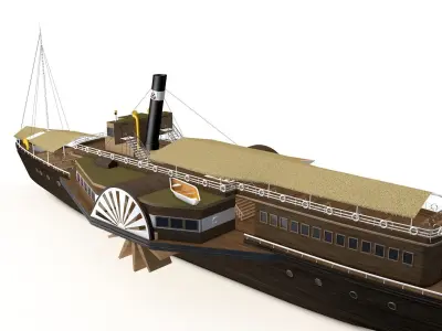 Ship historical Free 3D model
