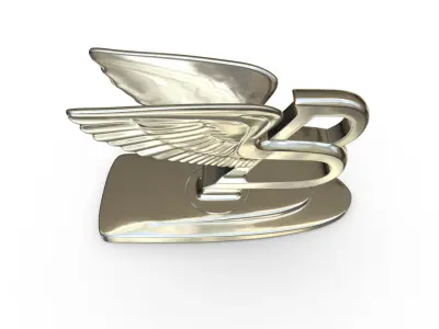 bentley logo 3D model