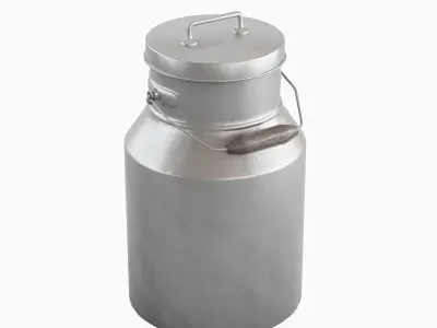 Milk Can 03 3D model