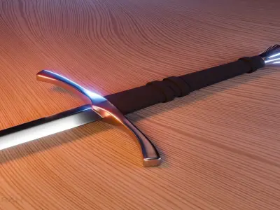 Italian Long Sword 3D model
