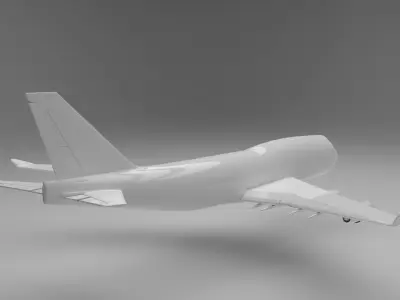 Boeing 747 400 Generic 3D model