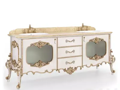 Bathroom cabinet 3D model buy
