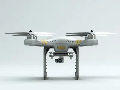 DJI Phantom 3 Camera Drone 3D model