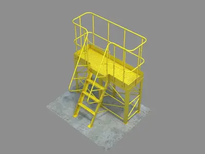 The technological platform mk 1 3D model