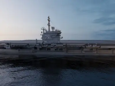 Aircraft Carrier 3D model from CGTrader - PBR