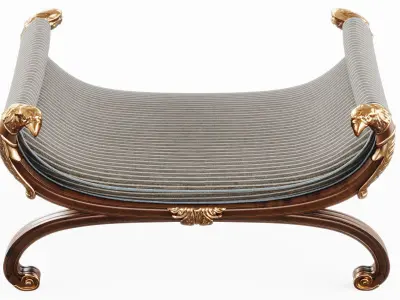 Regency Bench 3D model