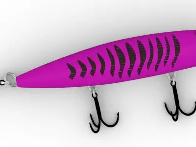 3d model lure fishing 3D model