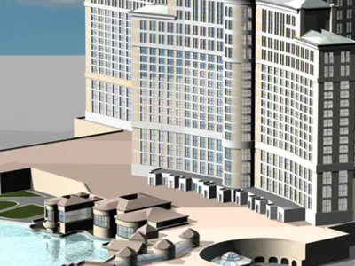 Bellagio Hotel Las Vegas 3D model purchase