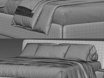 Bonaldo True Bed 3D model
