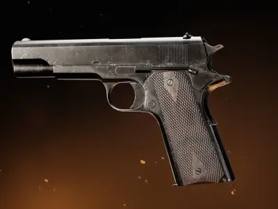 Colt 1911 Low-poly 3D model shop