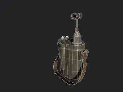 Demolation Box Low-poly 3D model