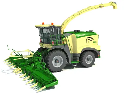 Krone Forage Harvester 3D model