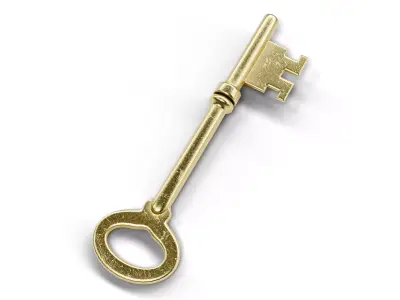 Old Key 3D model