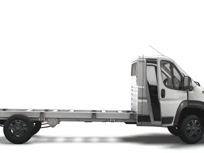 RAM Promaster Chassis Truck SCab 4300WB HQInterior 2023 3D model