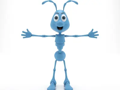 Cartoon Ant 3D model purchase