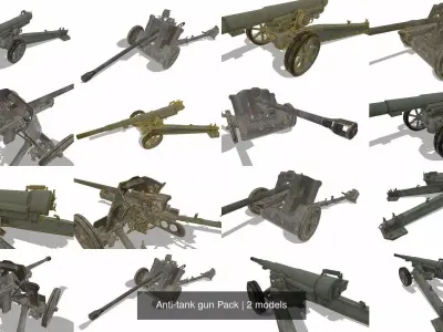 Anti-tank gun Pack