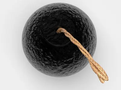 Round Bomb 3D model