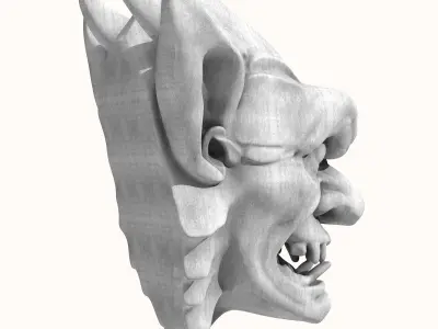 Gargoyle Head 2 3D model