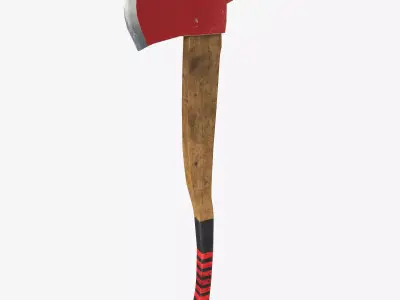 Axe 04 Low-poly 3D model