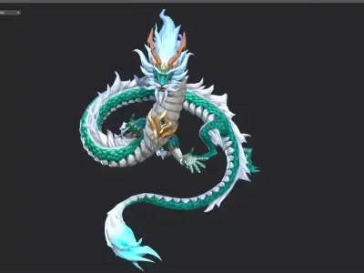 Myth dragon 3D model
