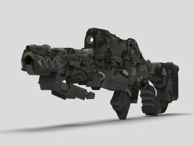 Sci-Fi Gun 03 3D model