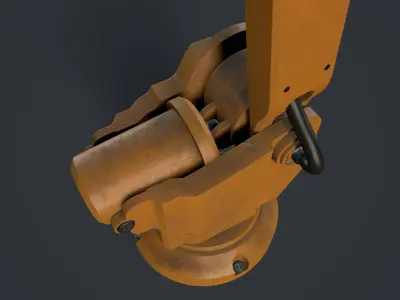 Factory robotic machine  3D model