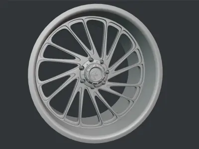 Rogue Forged R23 Ronin wheel 3D print model