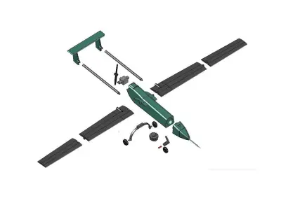 AEROSTAR UAV 3D print model