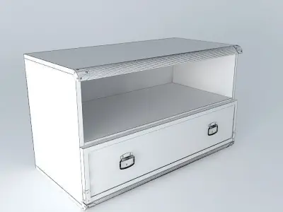 Indiana red pine dresser 3D model