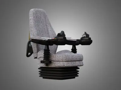 Vehicle Seat - A1 3D model