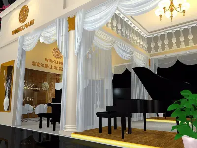 Exhibition - Area - 9X6-3DMAX2009-085 3D model
