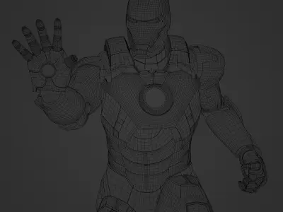 Iron Man Mark 7 Free 3D model