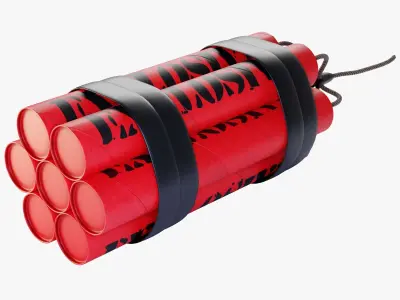 Dynamite 3D model buy
