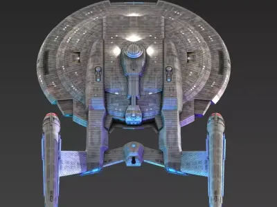 Star Trek Ship 3D model