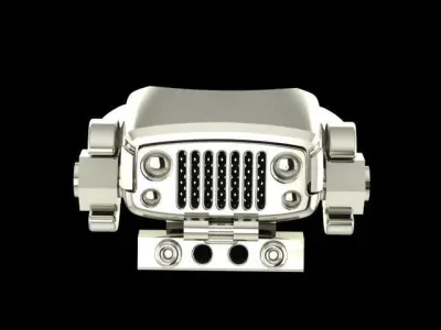 Jeep mechanical ring 3D print model