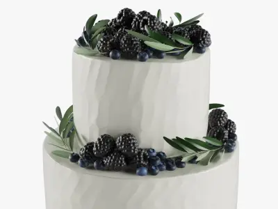Wedding Cake 02 3D model
