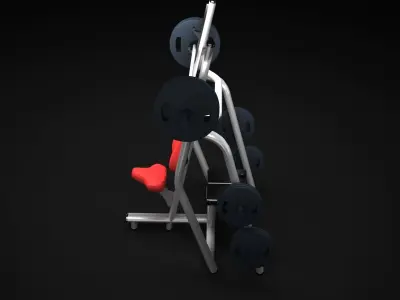 Bench Vertical DR 3D model