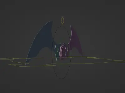 Arkham Asylum Batarang 3D model