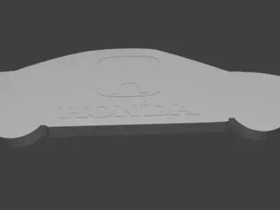 NSX NA1 Silhouette Keychain- 3D Printable Model 3D print model