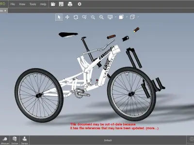Bicycle - titan mountain-bike 3D model