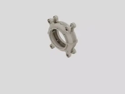 Industrial Factory Pump Housing for 3D print 3D model