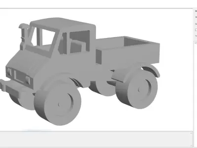Car - Unimog406 3D print model purchase