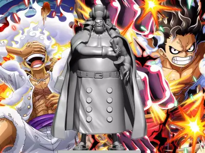 Sasaki - team Kaido - Onepiece - split part 3D print model